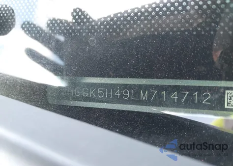 2020 Honda Fit Lx z USA, uszkodzony, nr VIN 3HGGK5H49LM714712